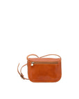 Borsa a tracolla da donna 100% pelle 5515-Cognac I Fratelli