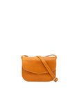 Borsa a tracolla da donna 100% pelle 5515-Giallo I Fratelli