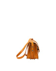 Borsa a tracolla da donna 100% pelle 5515-Giallo I Fratelli