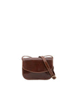 Borsa a tracolla da donna 100% pelle 5515-Marrone I Fratelli