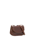 Borsa a tracolla da donna 100% pelle 5515-Marrone I Fratelli
