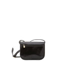 Borsa a tracolla da donna 100% pelle 5515-Nero I Fratelli