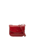 Borsa a tracolla da donna 100% pelle 5515-Rosso I Fratelli