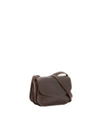 Borsa a tracolla da donna 100% pelle 5515-Tmoro I Fratelli