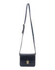 Borsa a tracolla da donna Vera pelle 5516-Blu I Fratelli