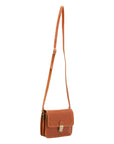 Borsa a tracolla da donna Vera pelle 5516-Cognac I Fratelli