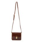 Borsa a tracolla da donna Vera pelle 5516-Marrone I Fratelli