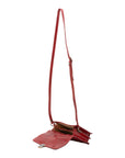 Borsa a tracolla da donna Vera pelle 5516-Rosso I Fratelli