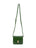 Borsa a tracolla da donna Vera pelle 5516-Verde I Fratelli