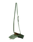Borsa a tracolla da donna Vera pelle 5516-Verde I Fratelli