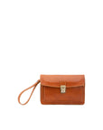Borsa a mano da uomo in vera pelle 100% pelle 5517-Cognac I Fratelli