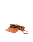 Borsa a mano da uomo in vera pelle 100% pelle 5517-Cognac I Fratelli
