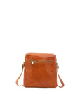 Borsa a tracolla uomo in vera pelle Made in Italy 5519-Cognac I Fratelli
