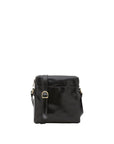 Borsa a tracolla uomo in vera pelle Made in Italy 5519-Nero I Fratelli