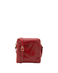 Borsa a tracolla uomo in vera pelle Made in Italy 5519-Rosso I Fratelli