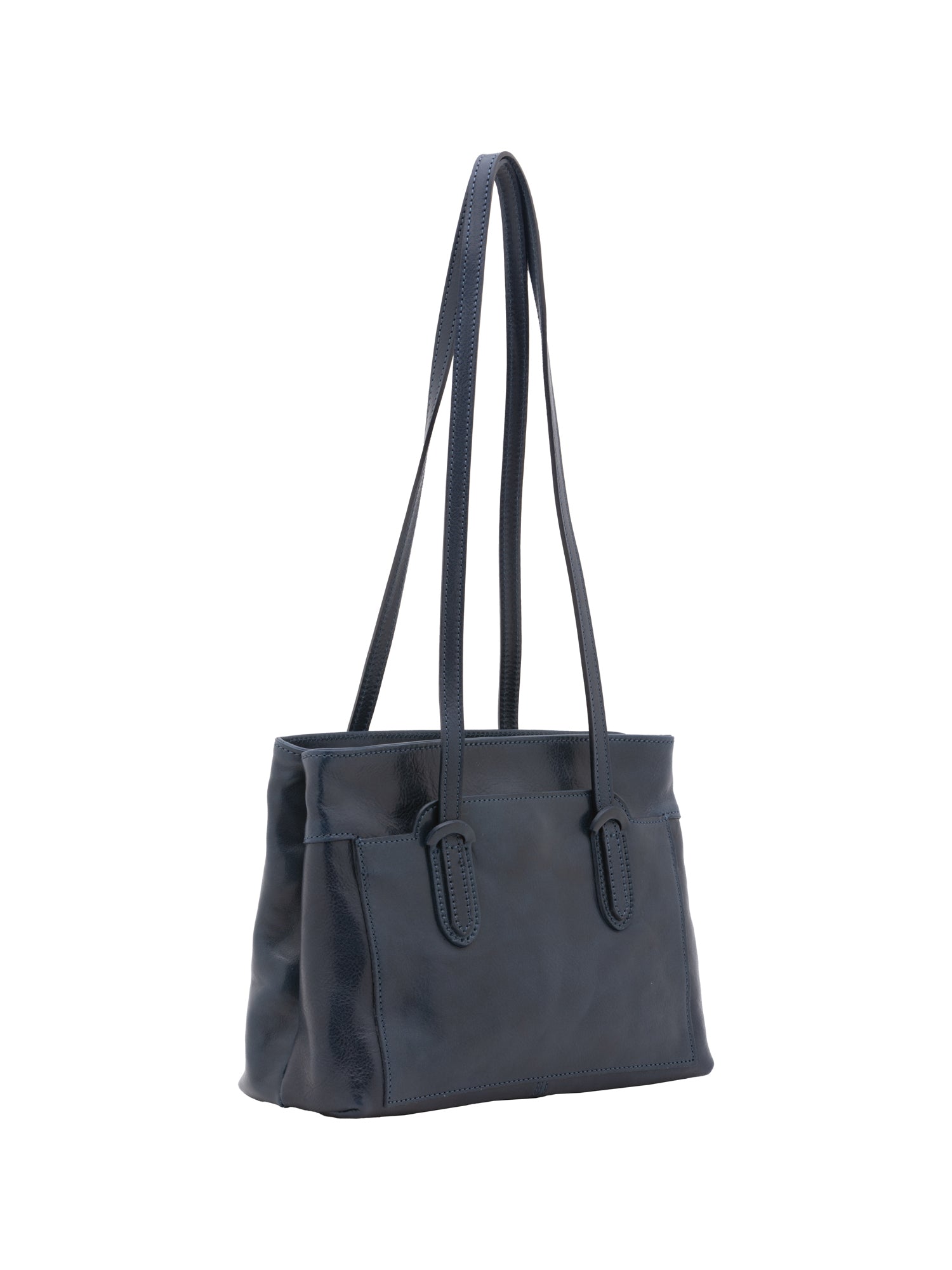 Borsa a spalla da donna Vera pelle 5520-Blu I Fratelli