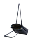 Borsa a spalla da donna Vera pelle 5520-Blu I Fratelli