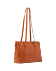 Borsa a spalla da donna Vera pelle 5520-Cognac I Fratelli