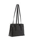Borsa a spalla da donna Vera pelle 5520-Nero I Fratelli