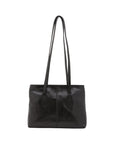 Borsa a spalla da donna Vera pelle 5520-Nero I Fratelli