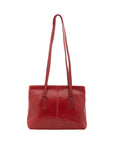 Borsa a spalla da donna Vera pelle 5520-Rosso I Fratelli