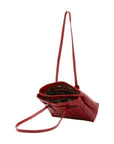Borsa a spalla da donna Vera pelle 5520-Rosso I Fratelli
