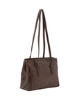 Borsa a spalla da donna Vera pelle 5520-Tmoro I Fratelli