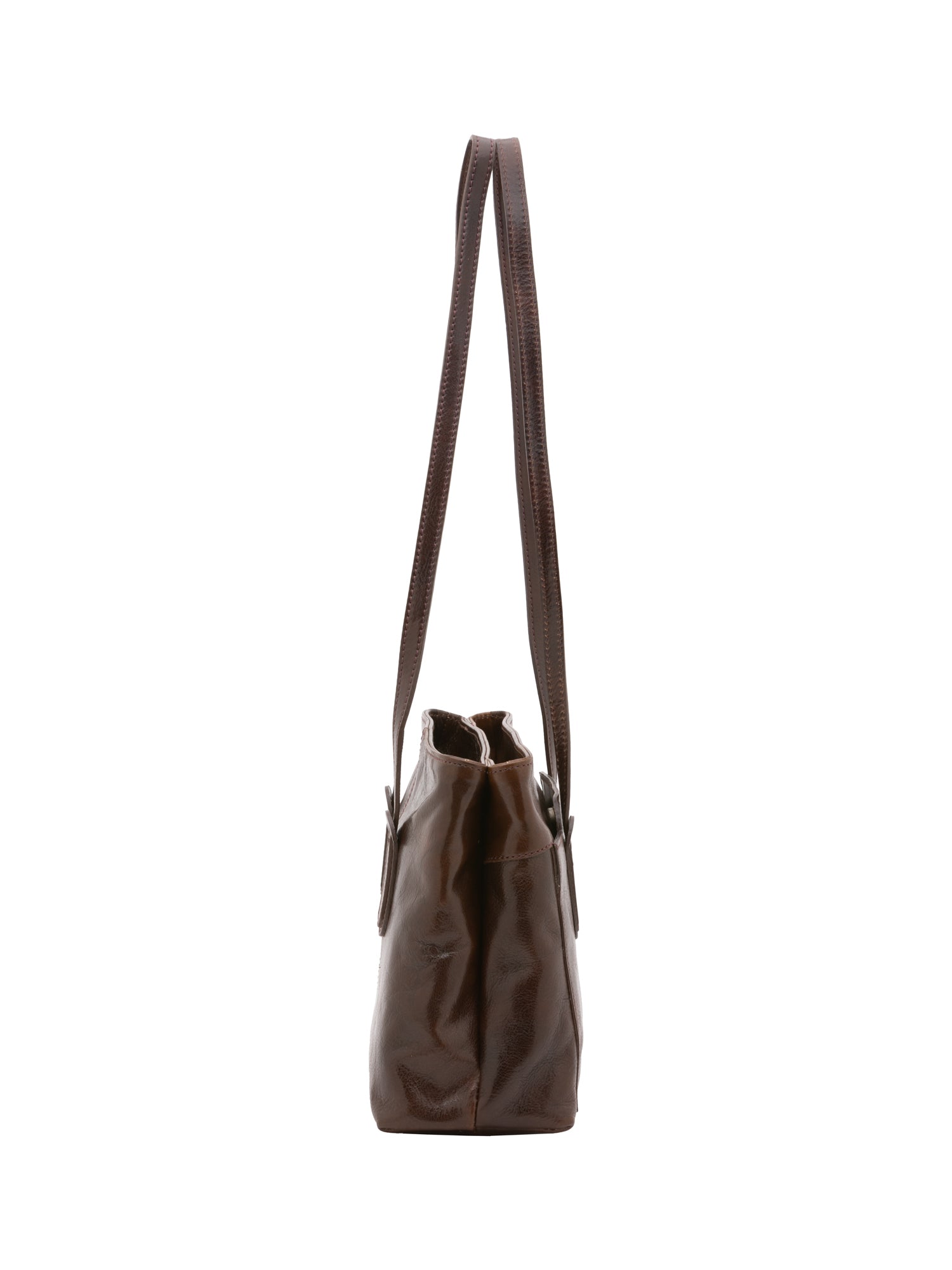 Borsa a spalla da donna Vera pelle 5520-Tmoro I Fratelli