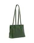 Borsa a spalla da donna Vera pelle 5520-Verde I Fratelli
