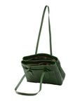 Borsa a spalla da donna Vera pelle 5520-Verde I Fratelli