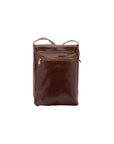 Borsa a tracolla uomo in vera pelle Made in Italy 5526-Marrone I Fratelli