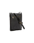 Borsa a tracolla uomo in vera pelle Made in Italy 5526-Nero I Fratelli