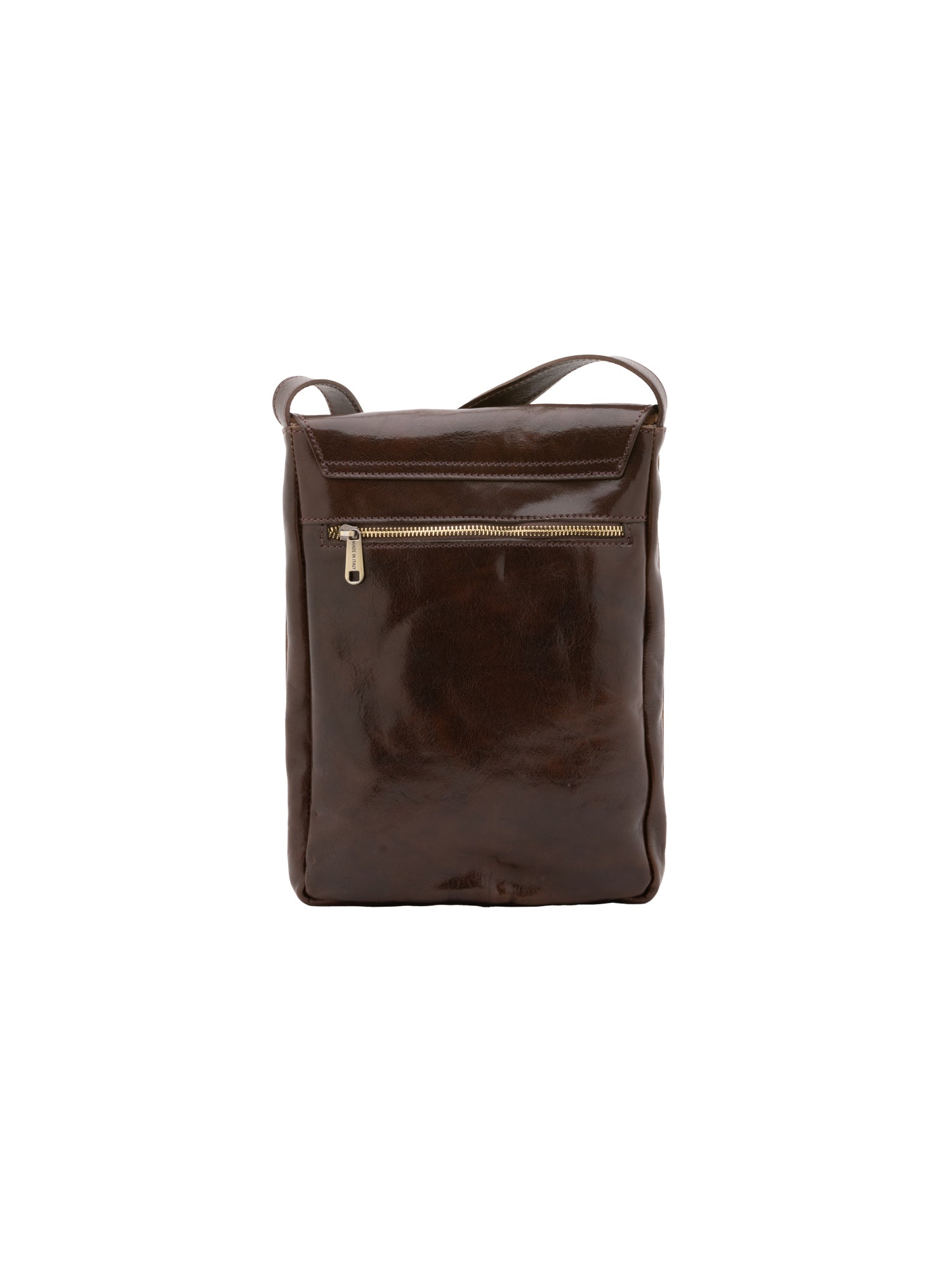 Borsa a tracolla uomo in vera pelle Made in Italy 5526-Tmoro I Fratelli