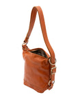 Borsa a secchiello da donna Vera pelle 5527-Cognac I Fratelli