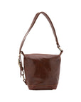Borsa a secchiello da donna Vera pelle 5527-Marrone I Fratelli