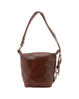Borsa a secchiello da donna Vera pelle 5527-Marrone I Fratelli