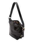 Borsa a secchiello da donna Vera pelle 5527-Nero I Fratelli