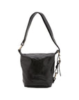 Borsa a secchiello da donna Vera pelle 5527-Nero I Fratelli
