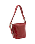 Borsa a secchiello da donna Vera pelle 5527-Rosso I Fratelli