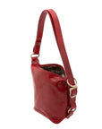 Borsa a secchiello da donna Vera pelle 5527-Rosso I Fratelli