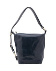 Borsa a secchiello da donna Vera pelle 5528-Blu I Fratelli