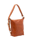 Borsa a secchiello da donna Vera pelle 5528-Cognac I Fratelli