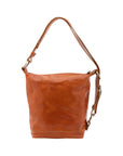 Borsa a secchiello da donna Vera pelle 5528-Cognac I Fratelli