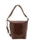 Borsa a secchiello da donna Vera pelle 5528-Marrone I Fratelli