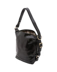 Borsa a secchiello da donna Vera pelle 5528-Nero I Fratelli