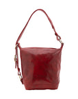 Borsa a secchiello da donna Vera pelle 5528-Rosso I Fratelli