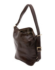 Borsa a secchiello da donna Vera pelle 5528-Tmoro I Fratelli