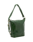 Borsa a secchiello da donna Vera pelle 5528-Verde I Fratelli