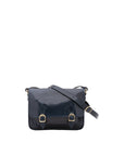 Borsa a tracolla da donna 100% vera pelle 5529-Blu I Fratelli