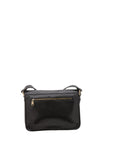 Borsa a tracolla da donna 100% vera pelle 5529-Nero I Fratelli